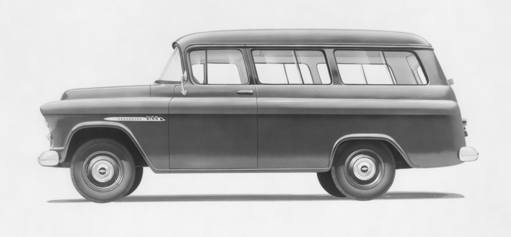 Chevrolet Suburban History Generation 4 1955 - 1959
