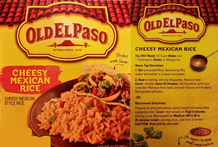 old el paso cheesy mexican rice recipe